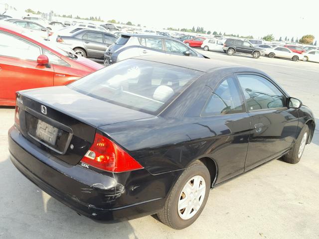 1HGEM212X3L058255 - 2003 HONDA CIVIC DX BLACK photo 4