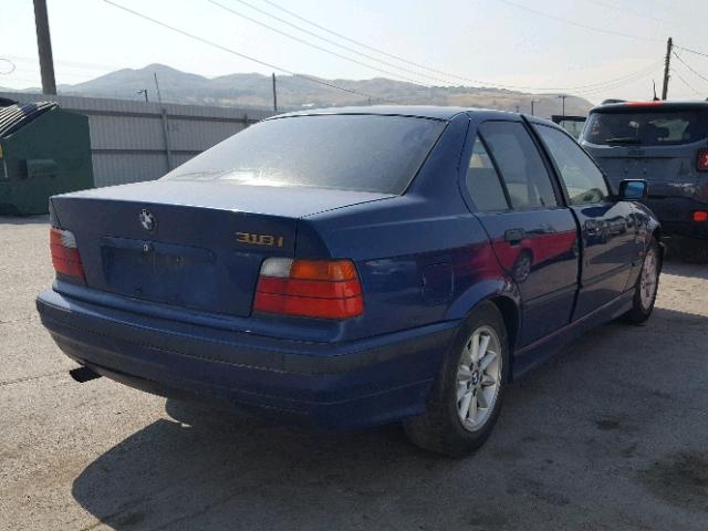 WBACC9320VEE58721 - 1997 BMW 318 I BLUE photo 4