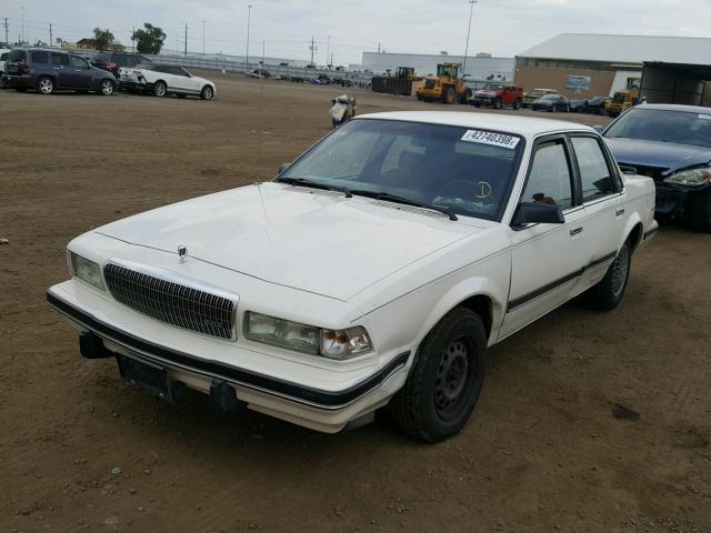 3G4AG54N9NS617668 - 1992 BUICK CENTURY SP WHITE photo 2