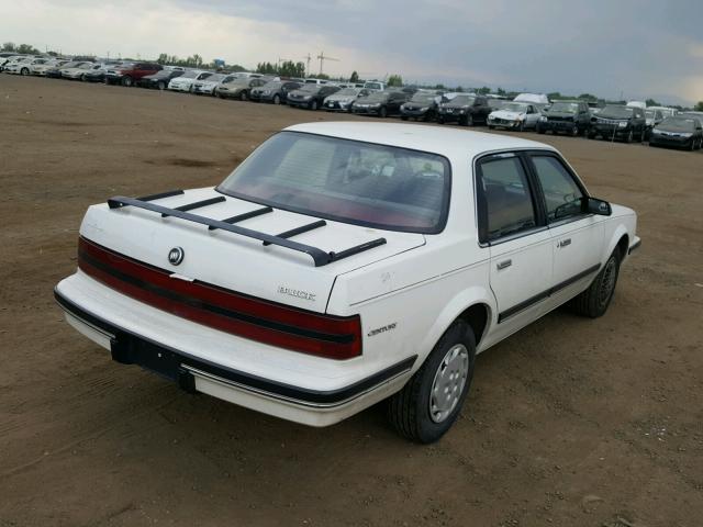 3G4AG54N9NS617668 - 1992 BUICK CENTURY SP WHITE photo 4