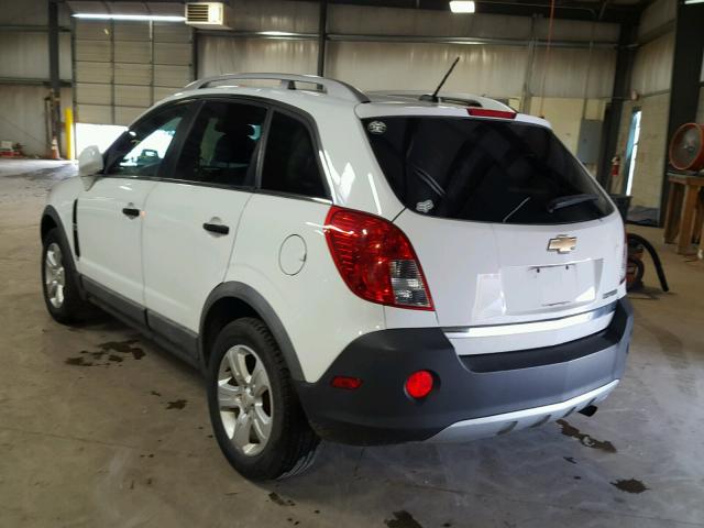 3GNAL2EK0DS639311 - 2013 CHEVROLET CAPTIVA LS WHITE photo 3