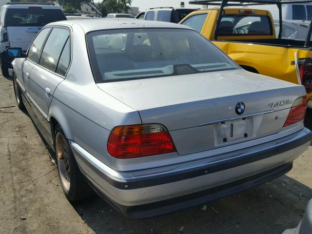 WBAGH8348YDP15422 - 2000 BMW 740 IL SILVER photo 3