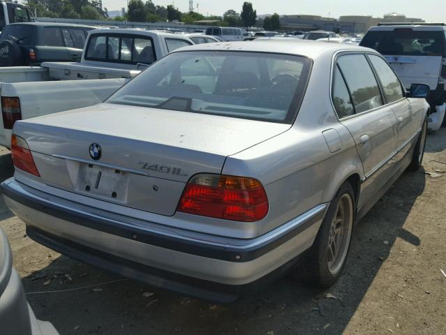 WBAGH8348YDP15422 - 2000 BMW 740 IL SILVER photo 4