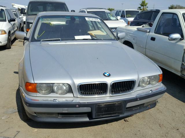 WBAGH8348YDP15422 - 2000 BMW 740 IL SILVER photo 9