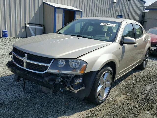 1B3LC76M78N134334 - 2008 DODGE AVENGER R/ GOLD photo 2