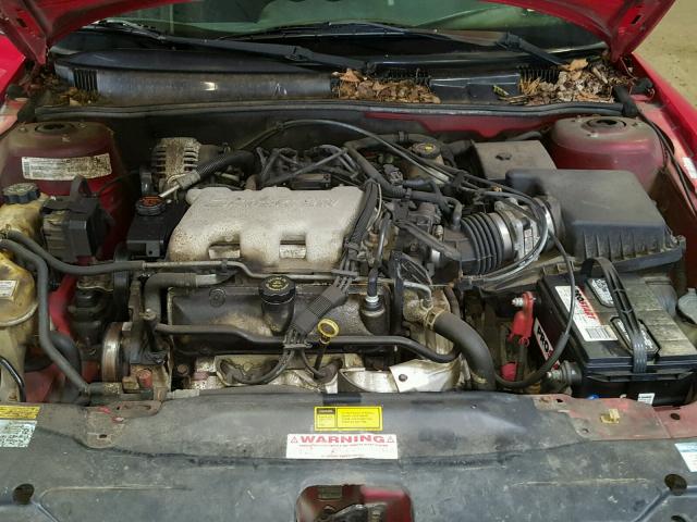 1G2NE52E2XM795279 - 1999 PONTIAC GRAND AM S 红色 照片 7