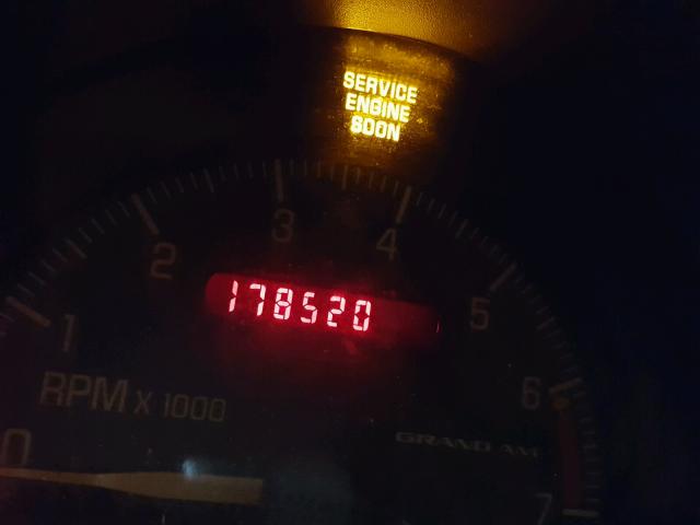 1G2NE52E2XM795279 - 1999 PONTIAC GRAND AM S 红色 照片 8