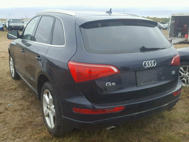 WA1LKAFP6AA097227 - 2010 AUDI Q5 PREMIUM BLUE photo 3