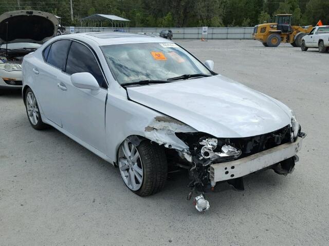 JTHBE262665007561 - 2006 LEXUS IS GRAY photo 1