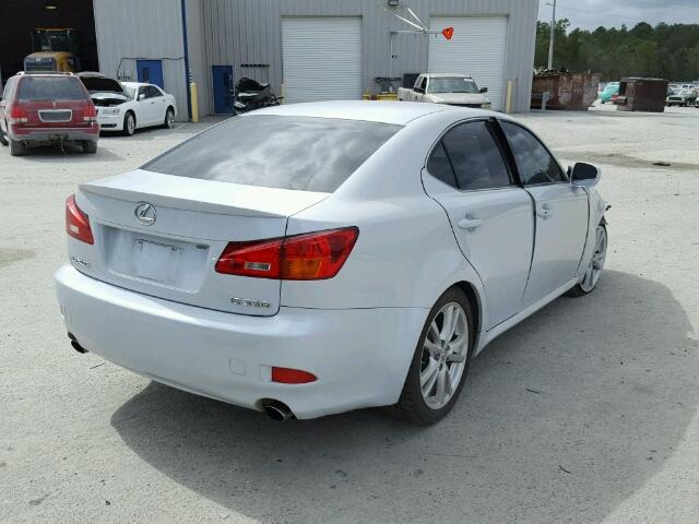 JTHBE262665007561 - 2006 LEXUS IS GRAY photo 4