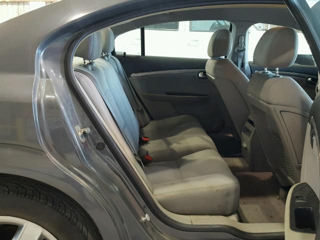 1G8ZS57B99F100401 - 2009 SATURN AURA XE GRAY photo 6