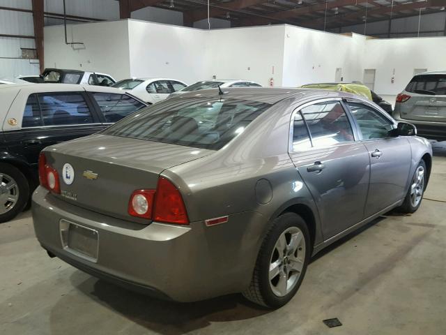 1G1ZC5EB5AF151669 - 2010 CHEVROLET MALIBU 1LT BROWN photo 4