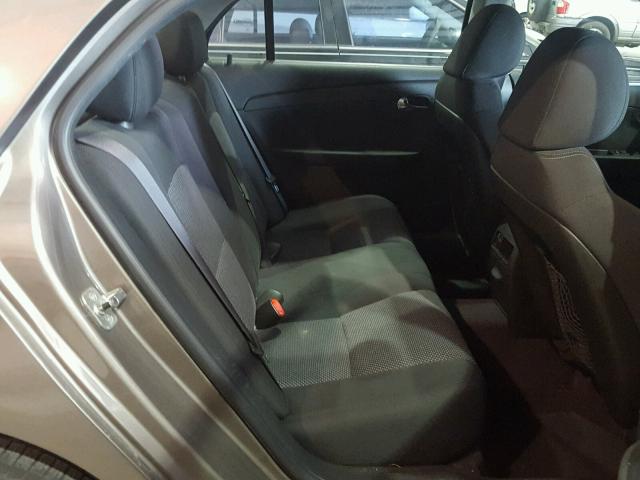 1G1ZC5EB5AF151669 - 2010 CHEVROLET MALIBU 1LT BROWN photo 6