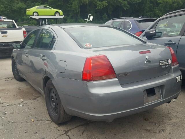 4A3AB36F68E028098 - 2008 MITSUBISHI GALANT ES GRAY photo 3