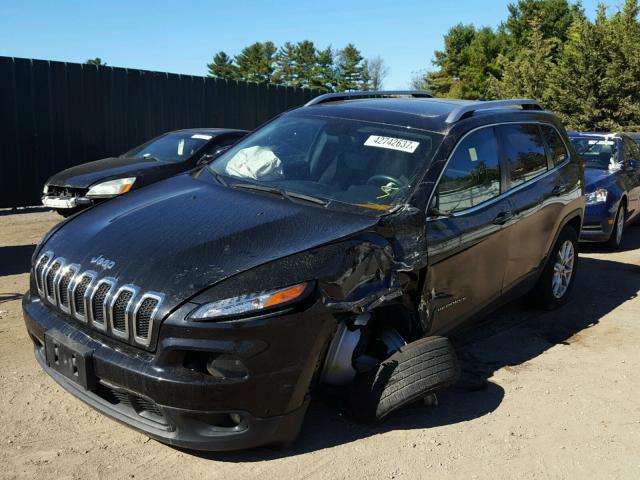 1C4PJMCS1EW128557 - 2014 JEEP CHEROKEE L BLACK photo 2