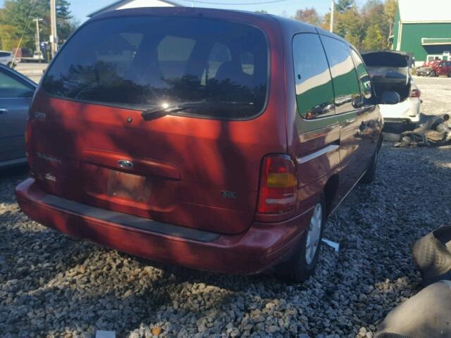 2FMZA51U5WBE17457 - 1998 FORD WINDSTAR W RED photo 4