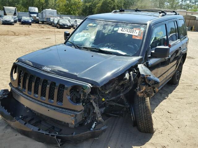 1C4NJRCB2ED501167 - 2014 JEEP PATRIOT LI BLACK photo 2