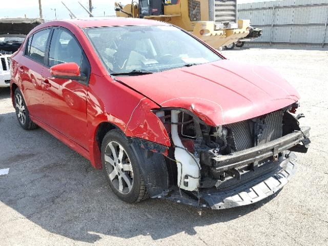 3N1AB6AP2CL705101 - 2012 NISSAN SENTRA 2.0 RED photo 1