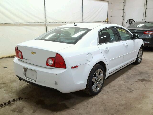 1G1ZC5EB2AF272577 - 2010 CHEVROLET MALIBU 1LT WHITE photo 4