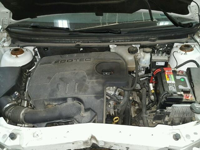 1G1ZC5EB2AF272577 - 2010 CHEVROLET MALIBU 1LT WHITE photo 7