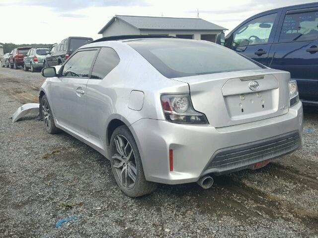 JTKJF5C73E3078067 - 2014 TOYOTA SCION TC 银色 照片 3