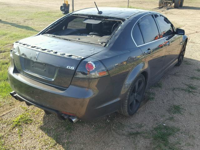 6G2EC57Y18L150111 - 2008 PONTIAC G8 GT GRAY photo 4