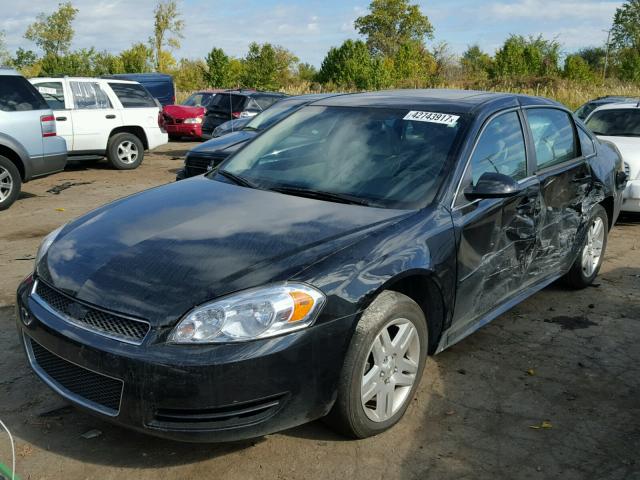 2G1WB5E39E1151122 - 2014 CHEVROLET IMPALA LIM BLACK photo 2