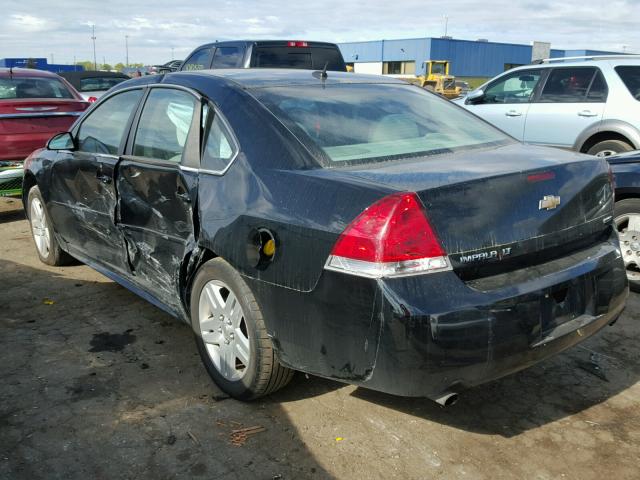 2G1WB5E39E1151122 - 2014 CHEVROLET IMPALA LIM BLACK photo 3