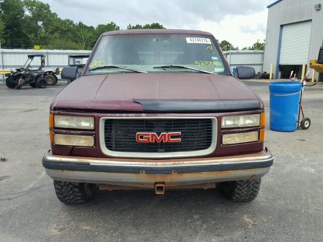 3GKFK16R6VG521005 - 1997 GMC SUBURBAN K TWO TONE photo 9