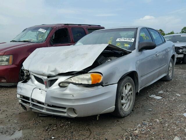 1G2NE52E75M149930 - 2005 PONTIAC GRAND AM S ვერცხლისფერი ფოტო 2