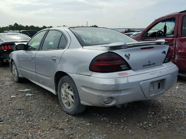 1G2NE52E75M149930 - 2005 PONTIAC GRAND AM S ვერცხლისფერი ფოტო 3