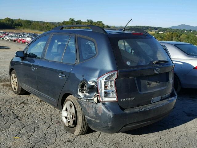 KNAFG528497229059 - 2009 KIA RONDO GRAY photo 3