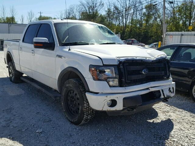 1FTFW1EF1EFB34788 - 2014 FORD F150 SUPER WHITE photo 1