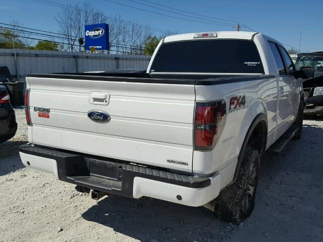 1FTFW1EF1EFB34788 - 2014 FORD F150 SUPER WHITE photo 4