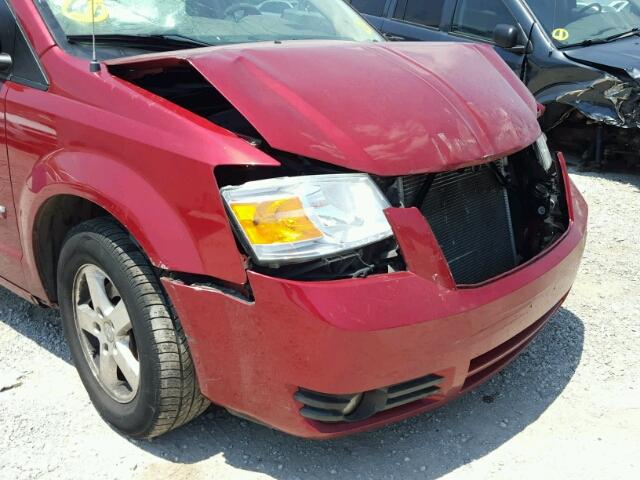 2D8HN54129R626934 - 2009 DODGE GRAND CARA MAROON photo 9