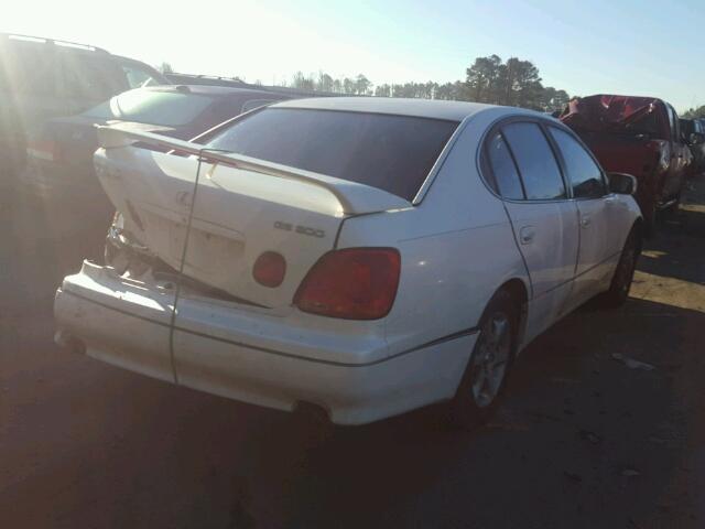 JT8BD69S110116344 - 2001 LEXUS GS 300 WHITE photo 4