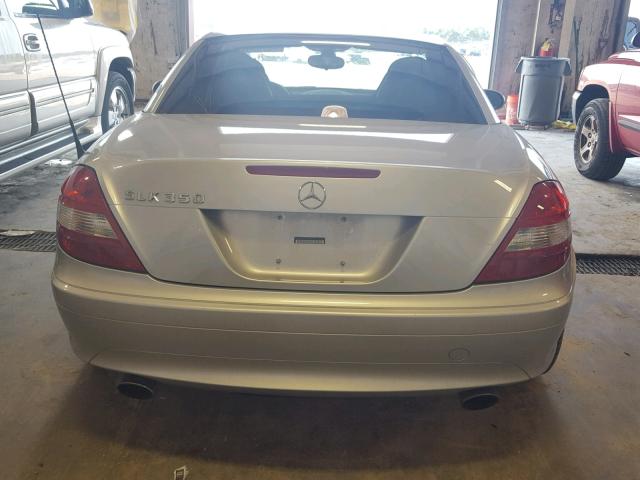 WDBWK56F85F050581 - 2005 MERCEDES-BENZ SLK 350 SILVER photo 6