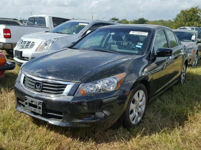 1HGCP36859A018476 - 2009 HONDA ACCORD EXL BLACK photo 2