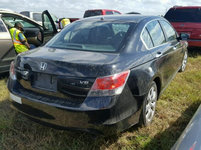 1HGCP36859A018476 - 2009 HONDA ACCORD EXL BLACK photo 4