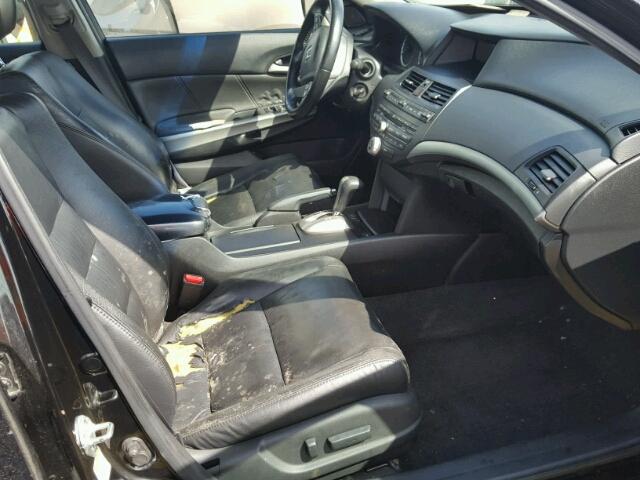 1HGCP36859A018476 - 2009 HONDA ACCORD EXL BLACK photo 5