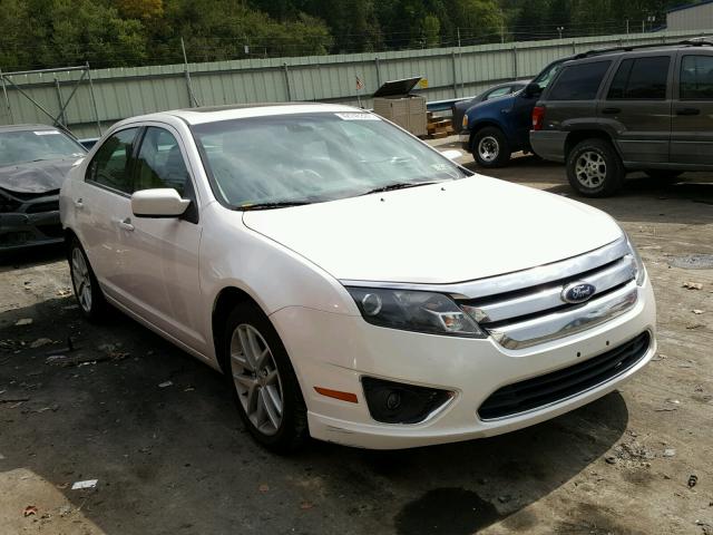 3FAHP0JG0BR165002 - 2011 FORD FUSION SEL WHITE photo 1