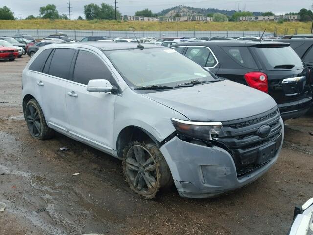 2FMDK4KC7BBA92263 - 2011 FORD EDGE GRAY photo 1