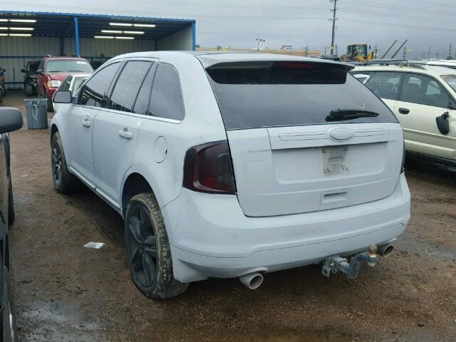 2FMDK4KC7BBA92263 - 2011 FORD EDGE GRAY photo 3