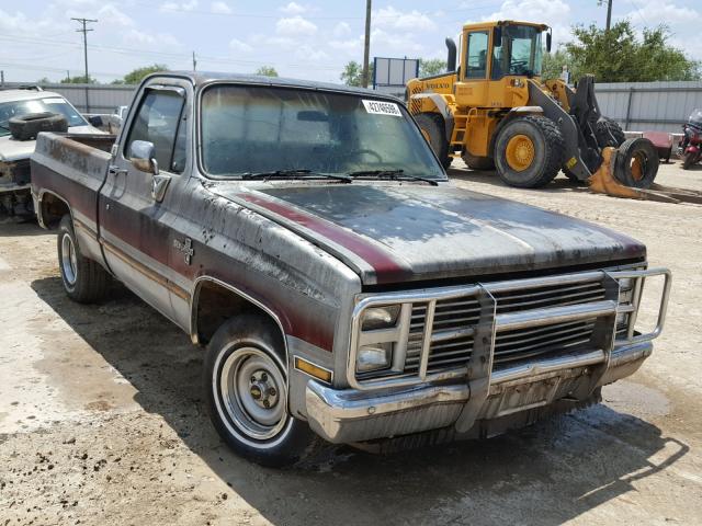 1GCDC14HXFS191342 - 1985 CHEVROLET C10 GRAY photo 1