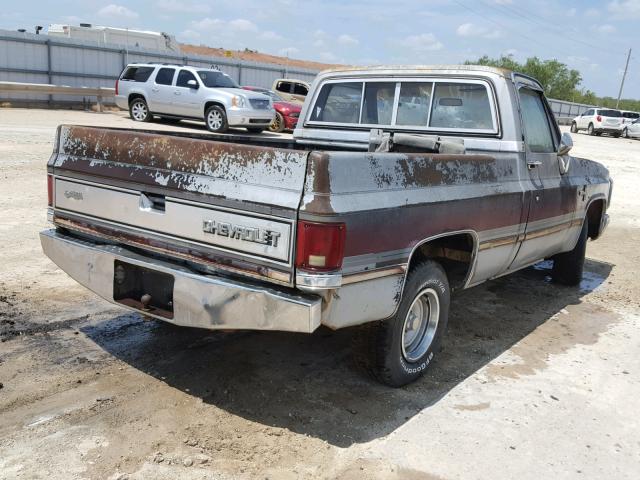 1GCDC14HXFS191342 - 1985 CHEVROLET C10 GRAY photo 4