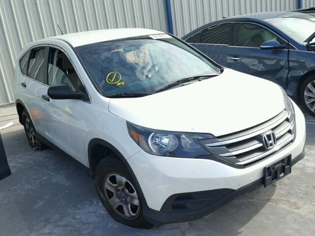 5J6RM3H39DL048610 - 2013 HONDA CR-V LX WHITE photo 1