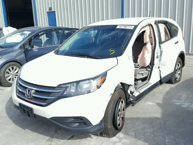 5J6RM3H39DL048610 - 2013 HONDA CR-V LX WHITE photo 2