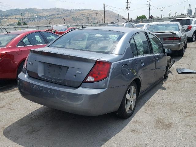 1G8AL55B26Z151617 - 2006 SATURN ION LEVEL GRAY photo 4