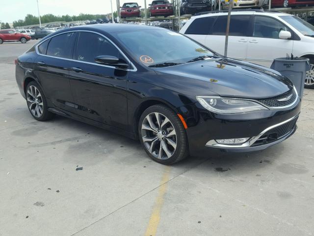 1C3CCCEG8FN589410 - 2015 CHRYSLER 200 C BLACK photo 1