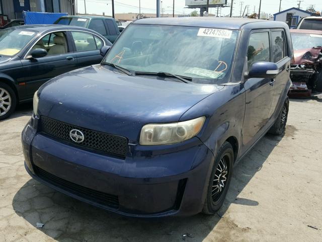 JTLKE50E681037194 - 2008 TOYOTA SCION XB Blau Foto 2